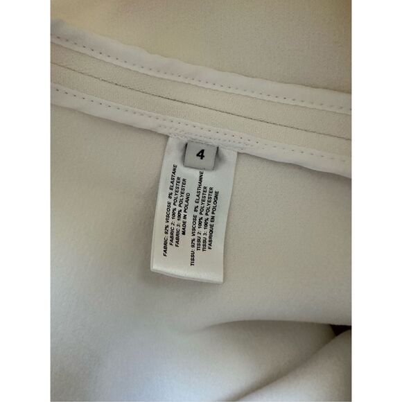 NWT PROENZA SCHOULER Ruffled Stretch-Crepe Mini Dress - Off-White $1,990 - Picture 13 of 13